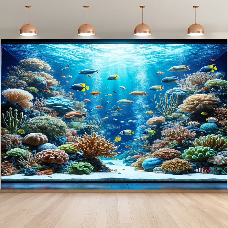 Office Tech Background - 1 Underwater World Photography Background Cloth