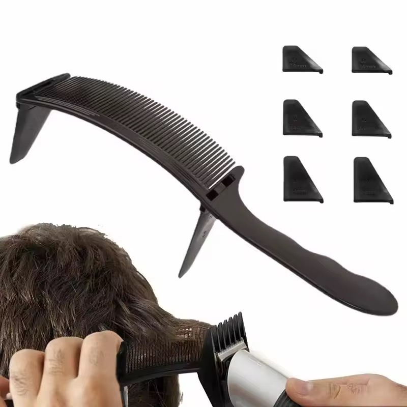 Binding Machine Comb - Barber Flat Top Haircut Comb Curved