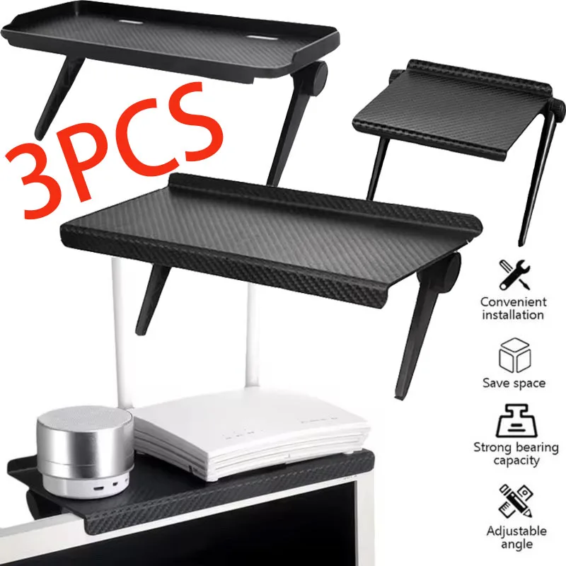 Document Holder Monitor - TV Screen Top Storage Shelf Adjustable
