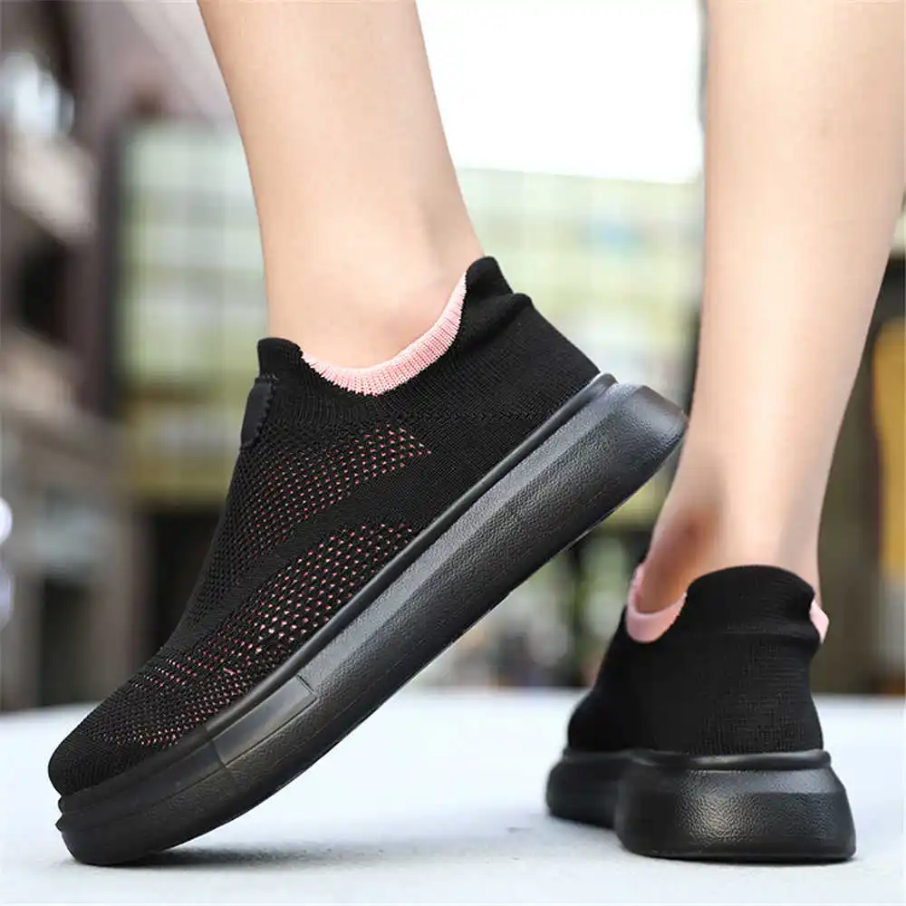 Classic Tech Office Number - Platform Stockings Brown Shoes For Woman