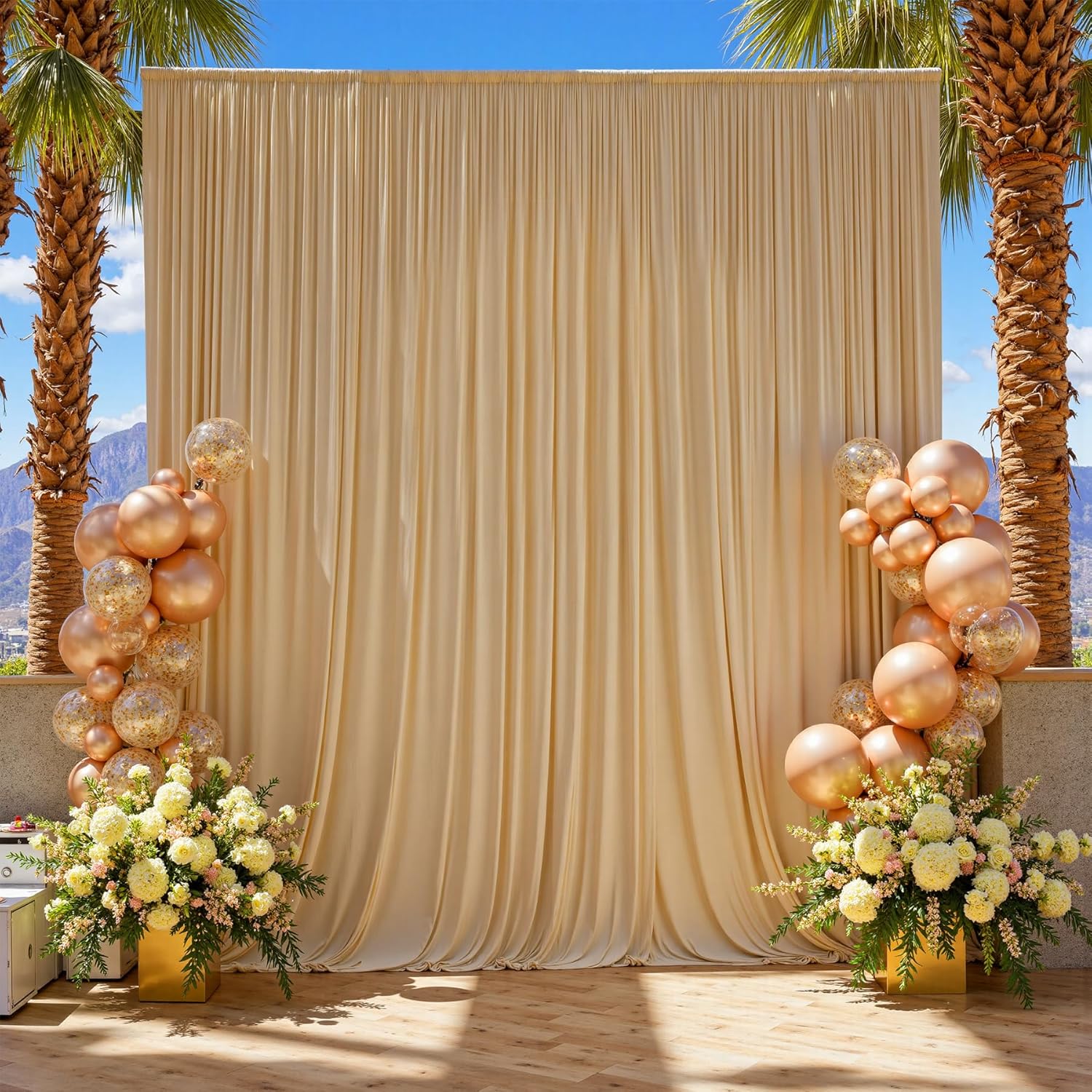 Wrinkle Free Backdrop Curtain  - огляд і ціна Office Tech Background