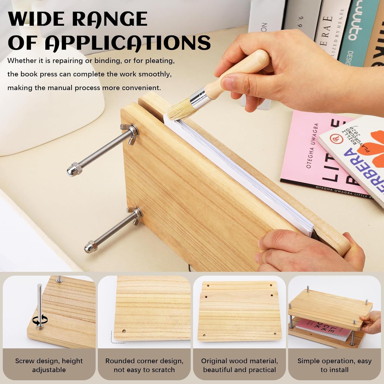 Wooden Book Press, Binding Too - огляд і ціна Binding Machine Comb