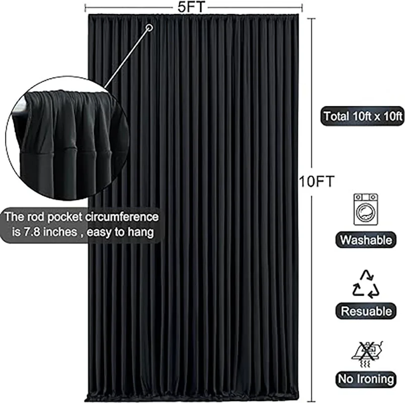 Backdrop Curtains For Parties, - огляд і ціна Office Tech Background