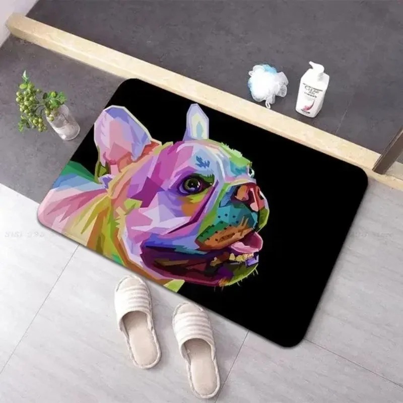 Abstract Topo Doormat Neon Blu - огляд і ціна Office Tech Background