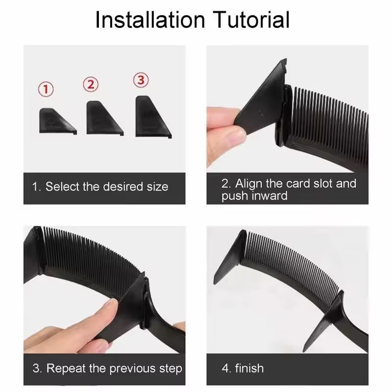 Barber Flat Top Haircut Comb C - огляд і ціна Binding Machine Comb