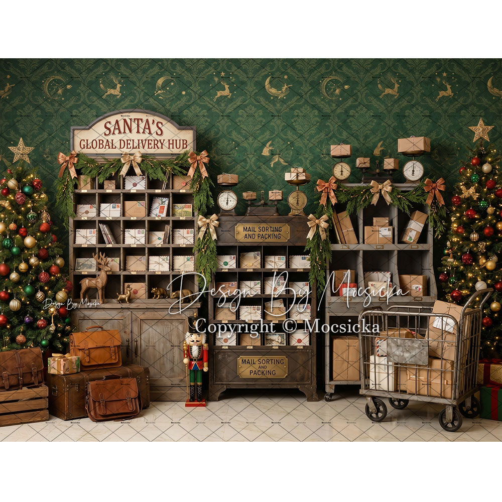 Mocsicka Christmas North Pole  - огляд і ціна Office Tech Background
