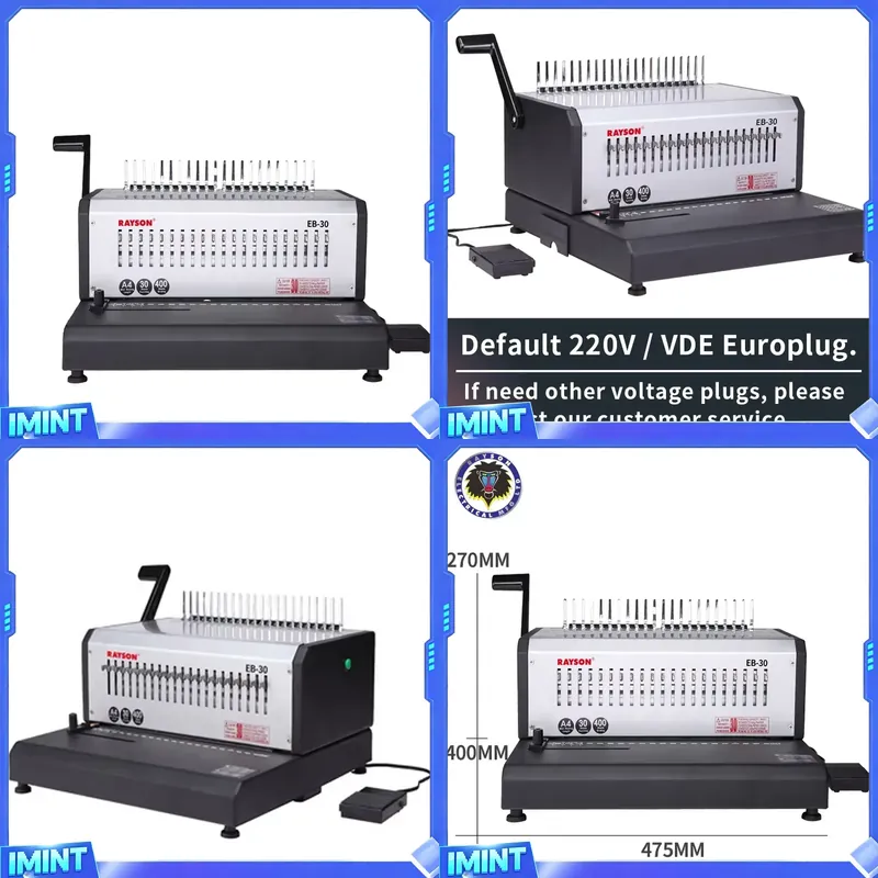RAYSON EB-30 High Quality Elec - огляд і ціна Binding Machine Comb